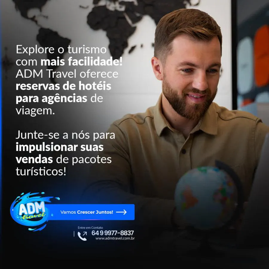 Imagem representativa: Grupo ADM Travel - Sua parceira no setor de turismo